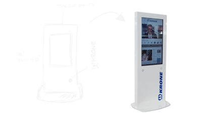 Schaubild Konstruktion von Digitalen Informations-Stelen